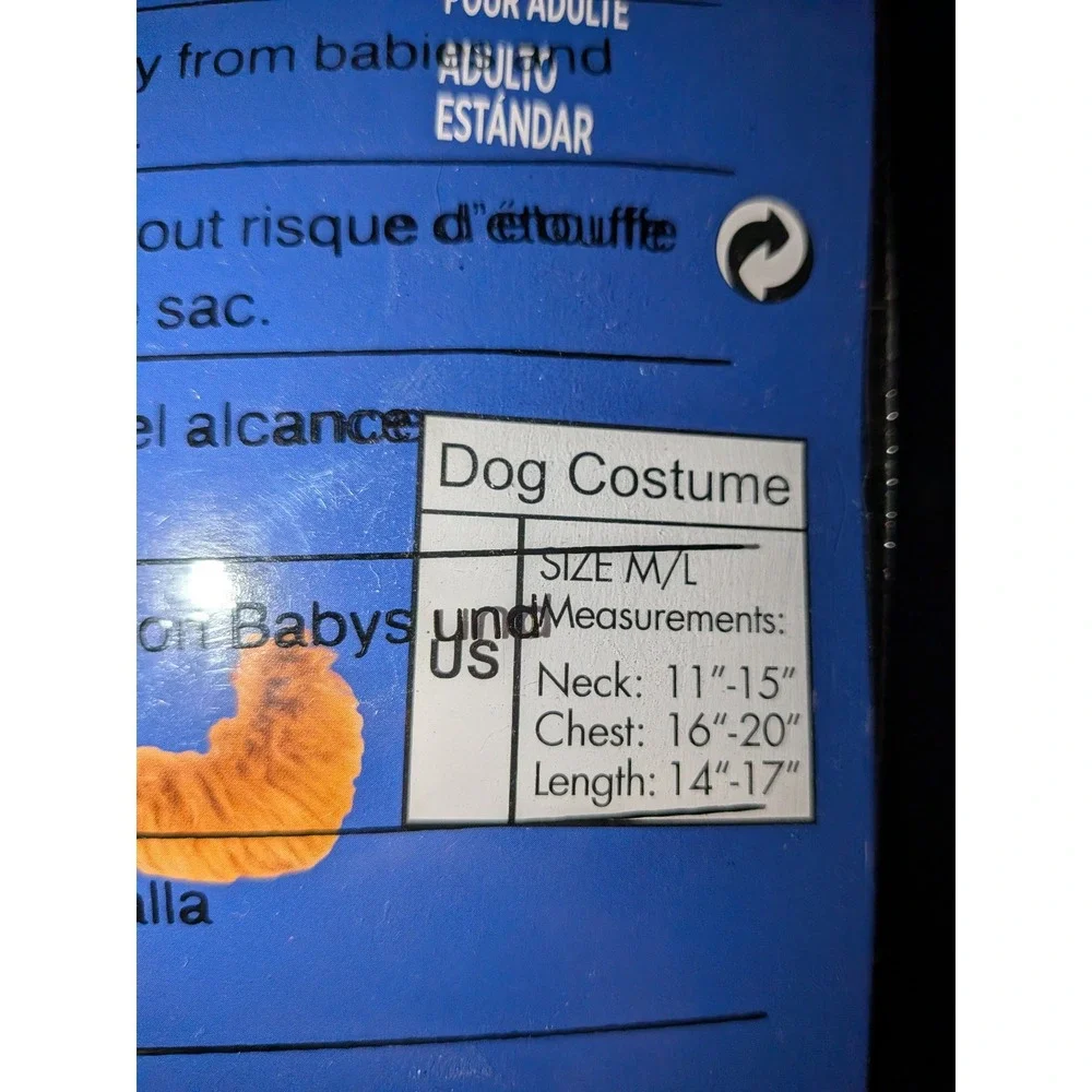Bud Light Dog‎ Costume Rasta Imposta Beer Can Pet Tunic Size M/L Blue Silver NEW